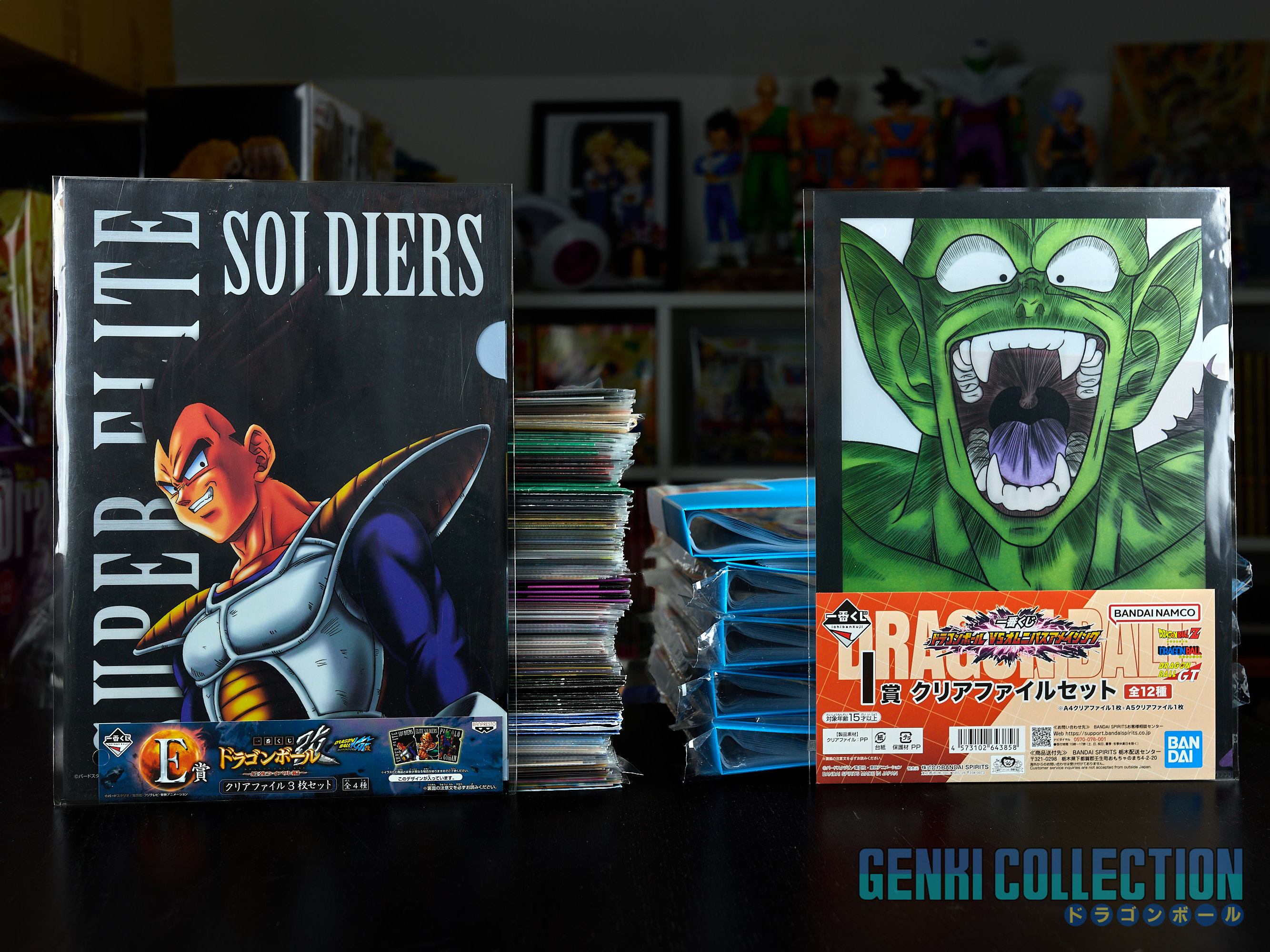 Set of 346 Dragon Ball clear files (20 Ichiban Kuji full sets + unitary not for sale) with 10 customizable portfolios